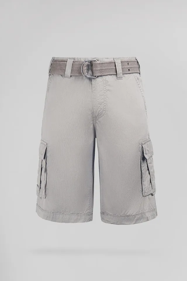 Teddy Smith Sytro 3 Lunare bermuda cotone grigio
