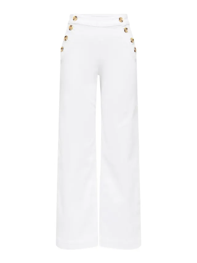 ONLY ONLMADISON jeans donna wide leg vita alta