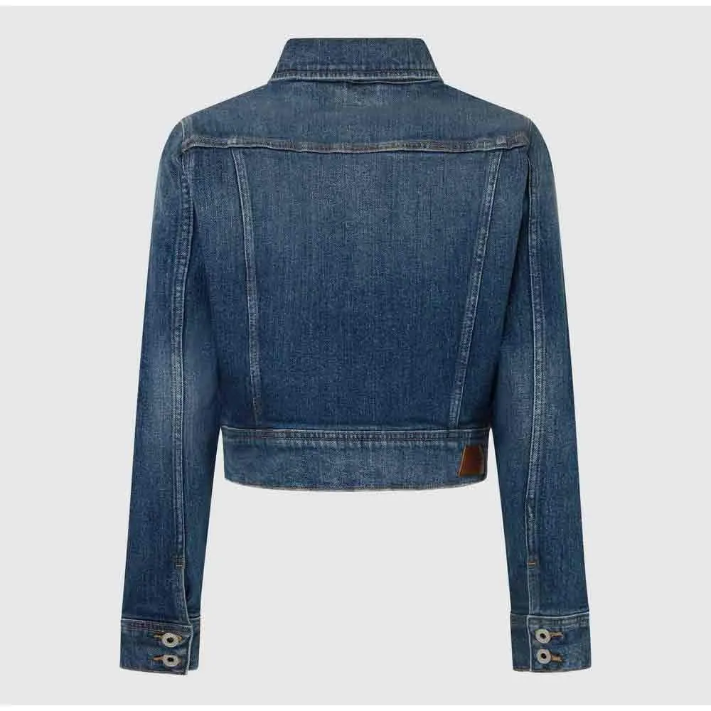 Pepe Jeans Giacca Jeans Donna L Corta Lavaggio Scuro