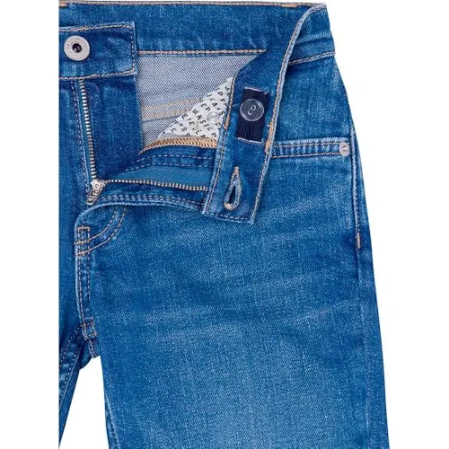 Pepe Jeans Tapered Jeans Jr Pb202203 jeans bimbo blu