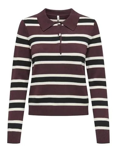 ONLY Onllondon Polo XL maglia a righe
