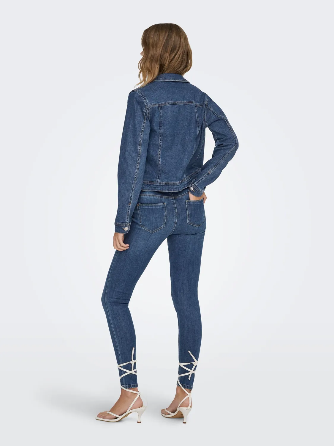 ONLY ONLWAUW jeans stretch donna vita media