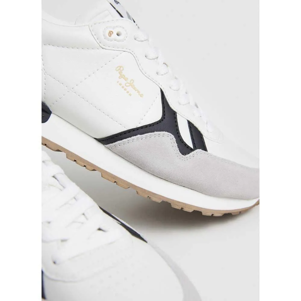 Pepe Jeans Brit Supra sneakers uomo 43 EU pelle bianca