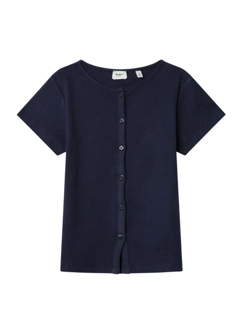 Pepe Jeans Angy T-Shirt Ragazza Costine Abbottonata
