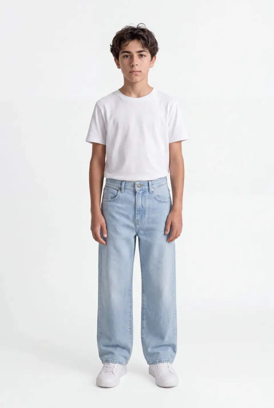 Teddy Smith Big Memphis JR jeans baggy bleached ragazzo