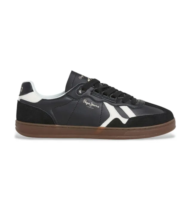 Pepe Jeans Ball Zero sneakers uomo pelle nera 47