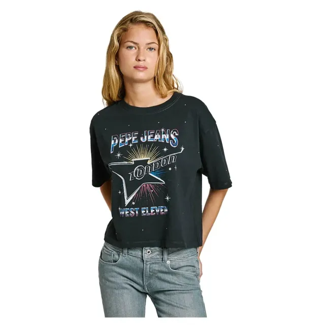 Pepe Jeans Louise T-Shirt Donna S con Chitarra