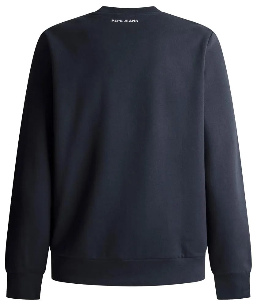 Pepe Jeans RBR Team Logo Crew felpa uomo XL blu dulwich