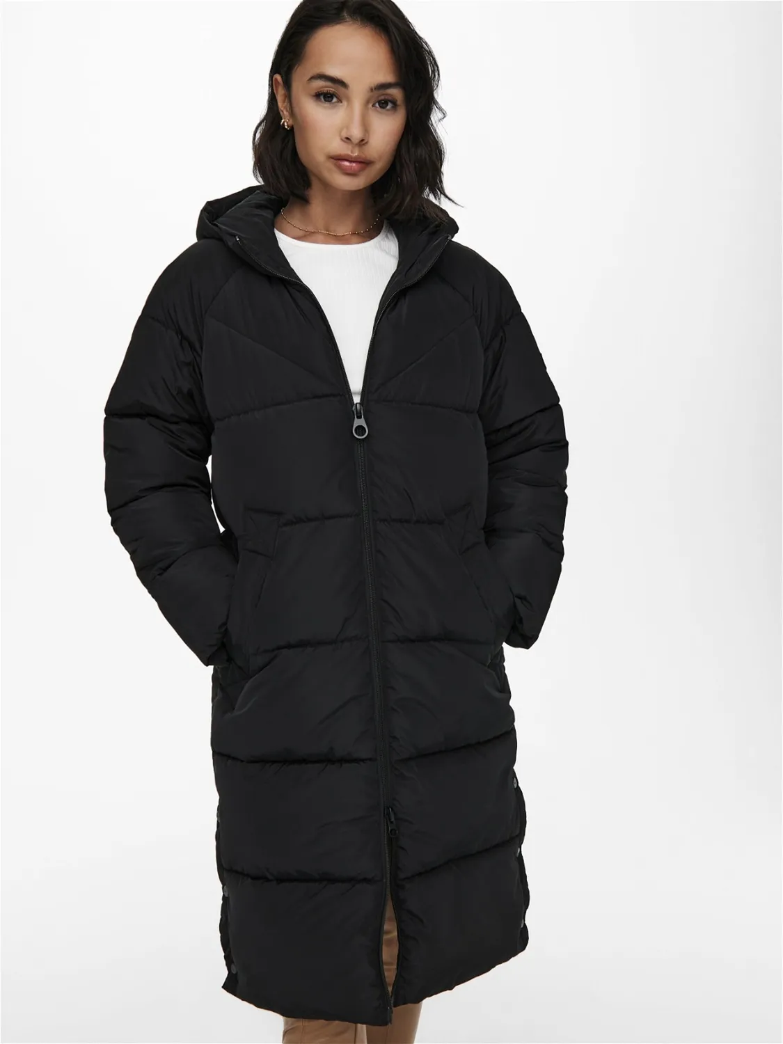 Only Onlamanda piumino nero XS trapuntato