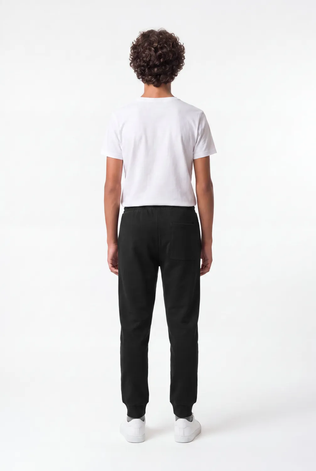 Teddy Smith P-Company Jr Pantaloni Tuta Ragazzo Neri Cotone