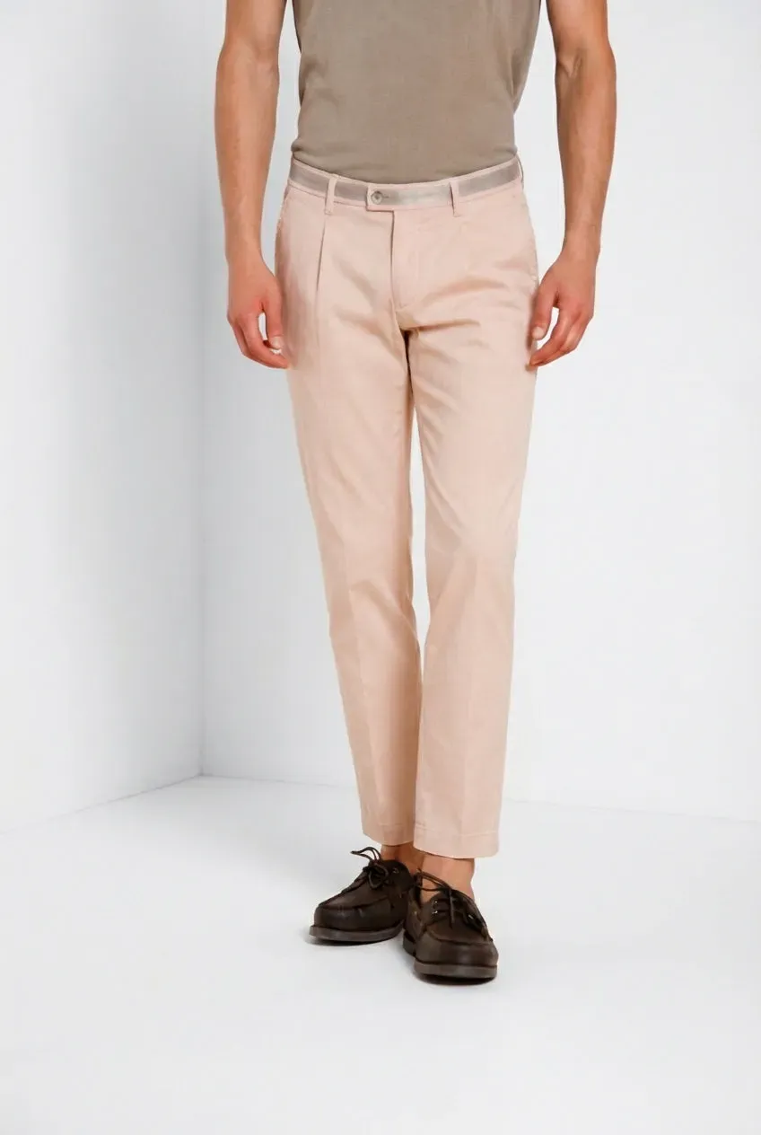 Mason's Torino 1 Pinces chino uomo rosa slim
