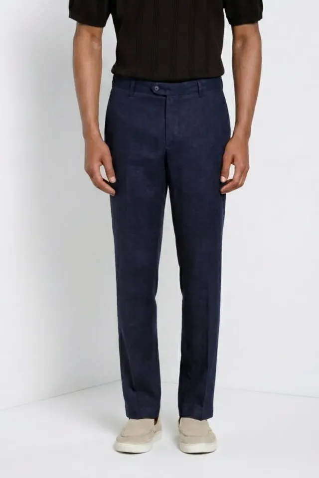 Mason's New York Icon Flex chino lino blu notte