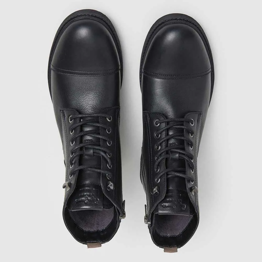 Pepe Jeans Fred Land Stivaletti Uomo Pelle Nera Cerniera