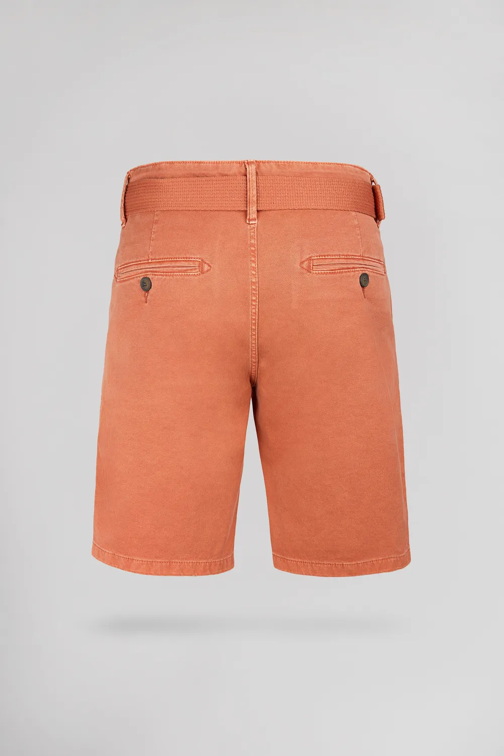 Teddy Smith Staton Chino shorts uomo rosso cintura