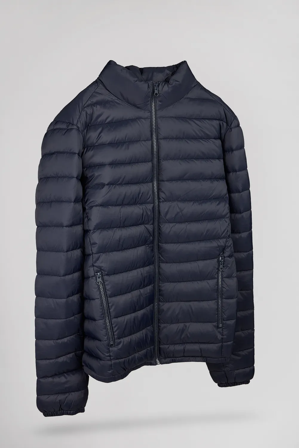 Teddy Smith Blight piumino blu navy cappuccio uomo