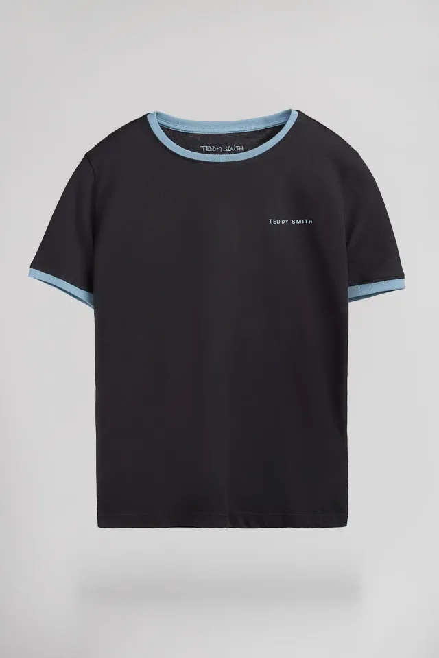 Teddy Smith The Tee 2 t-shirt bambino navy cotone manica corta