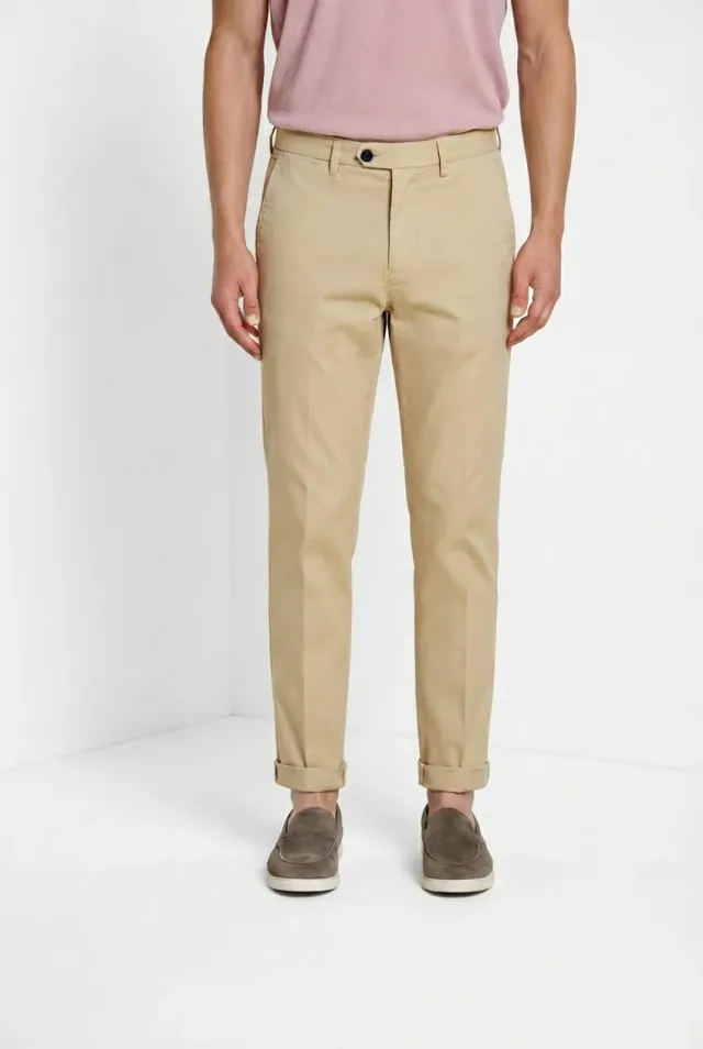 Mason's Boston chino uomo grigio perla relaxed fit