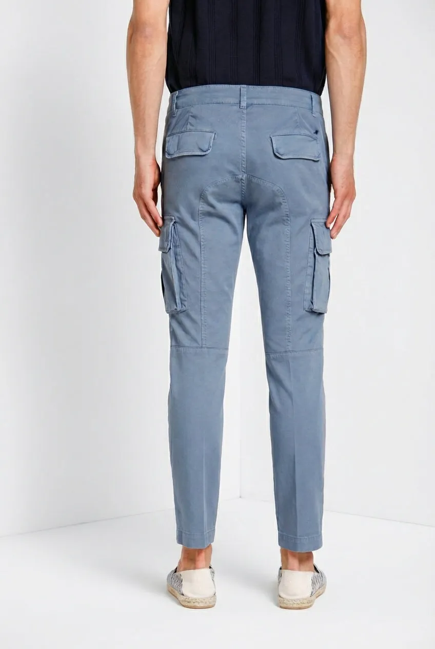 Mason’s Chile cargo uomo celeste extra slim