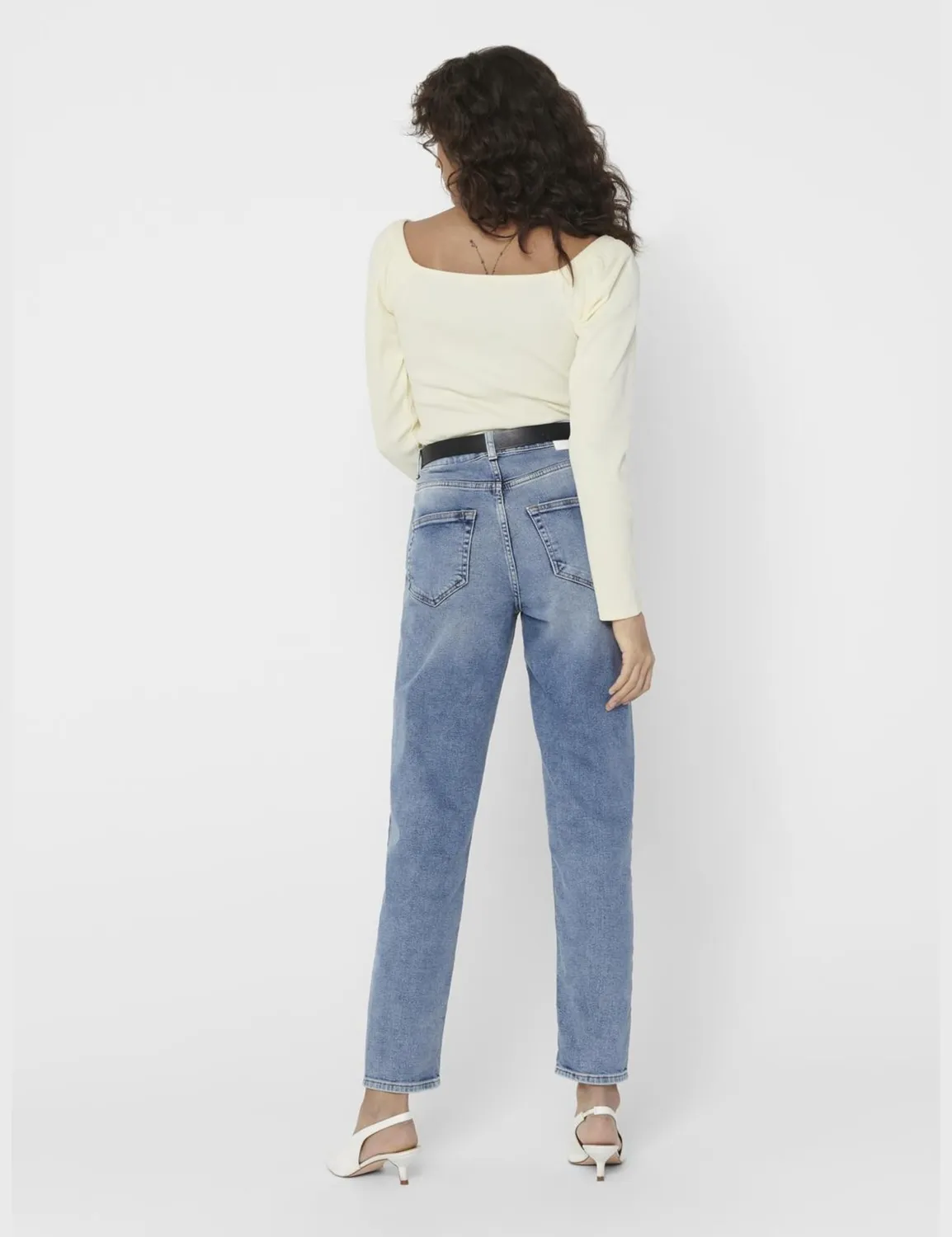 ONLY Onlveneda Mom Jeans Donna XS/30L Chiaro