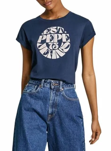 Pepe Jeans Elvia T-Shirt Donna M Girocollo