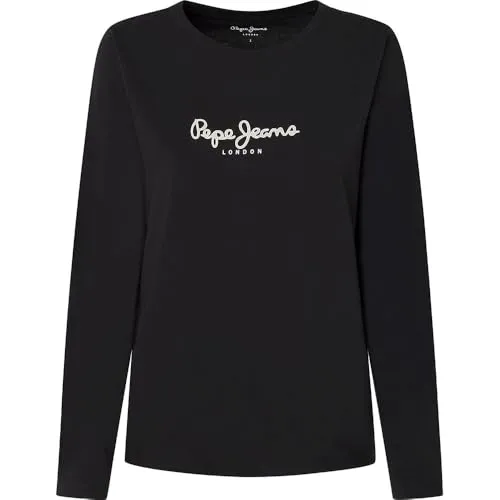 Pepe Jeans Fiore LS T-Shirt Donna Maniche Lunghe