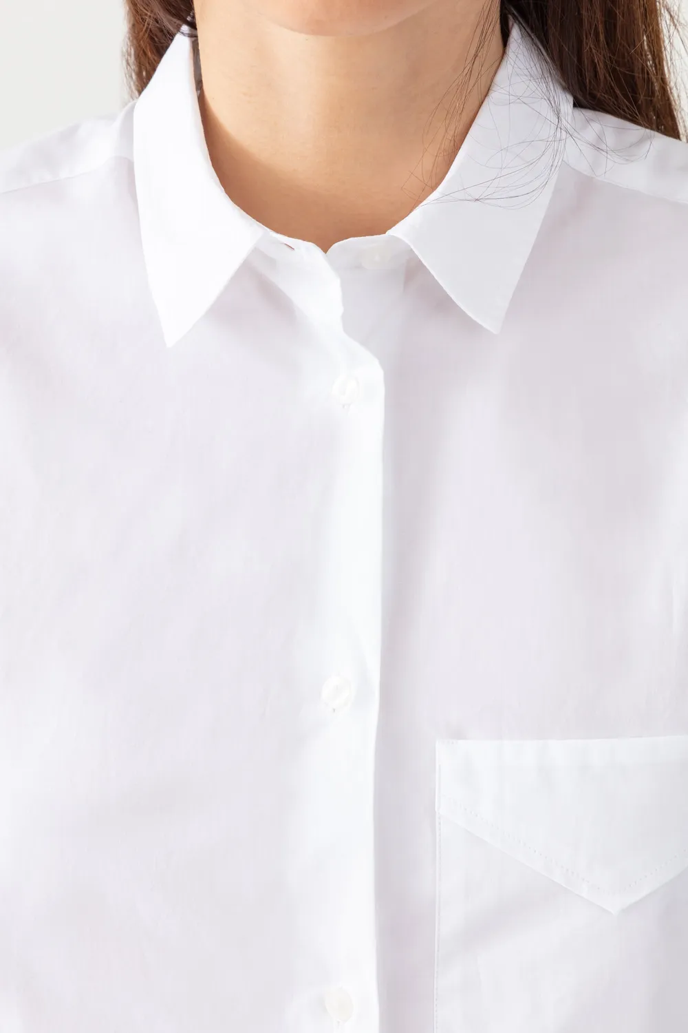 acquaverde Boy Shirt camicia White popeline cotone