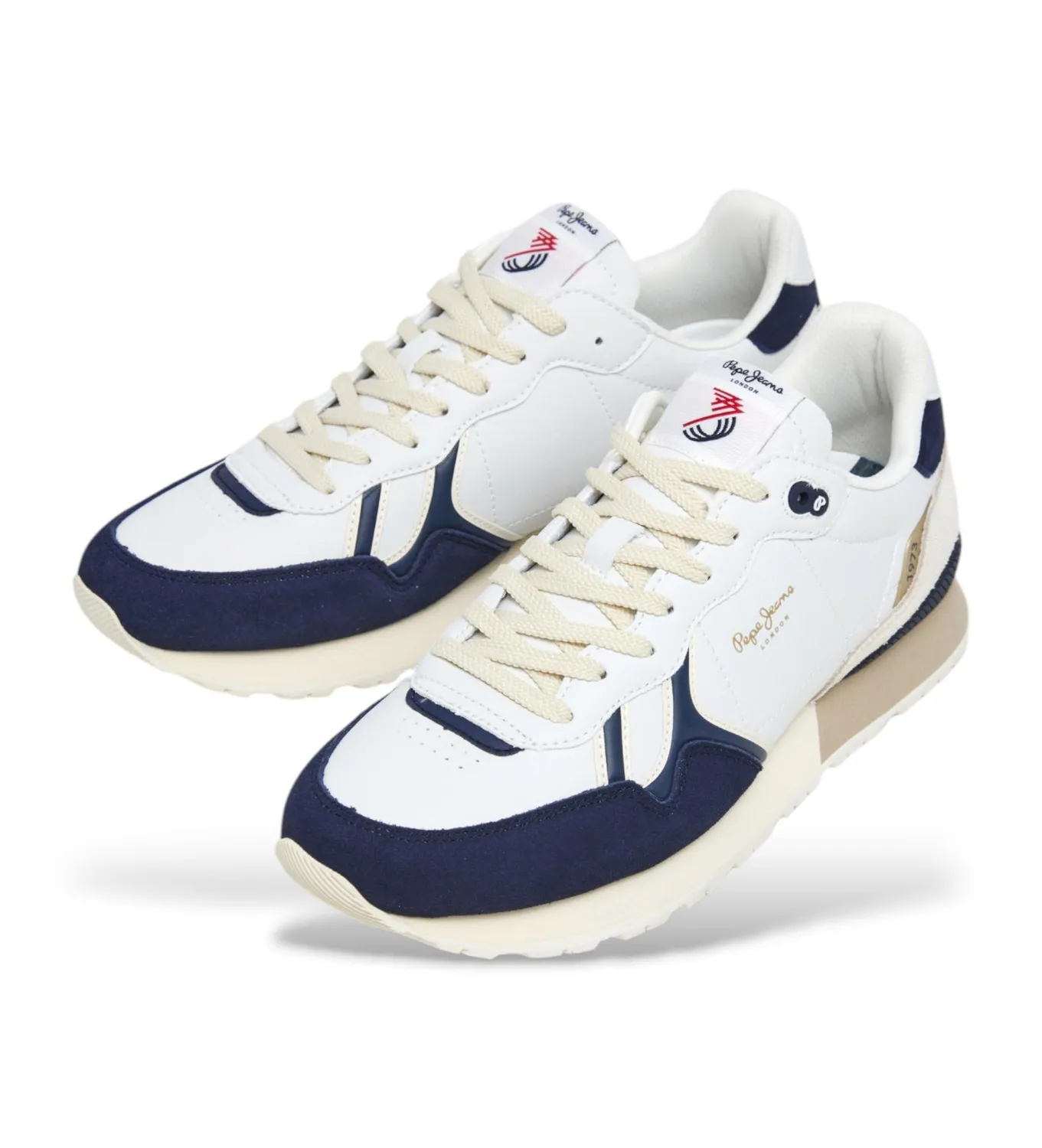 Pepe Jeans Brit Ivy M Sneaker uomo blu 40 pelle
