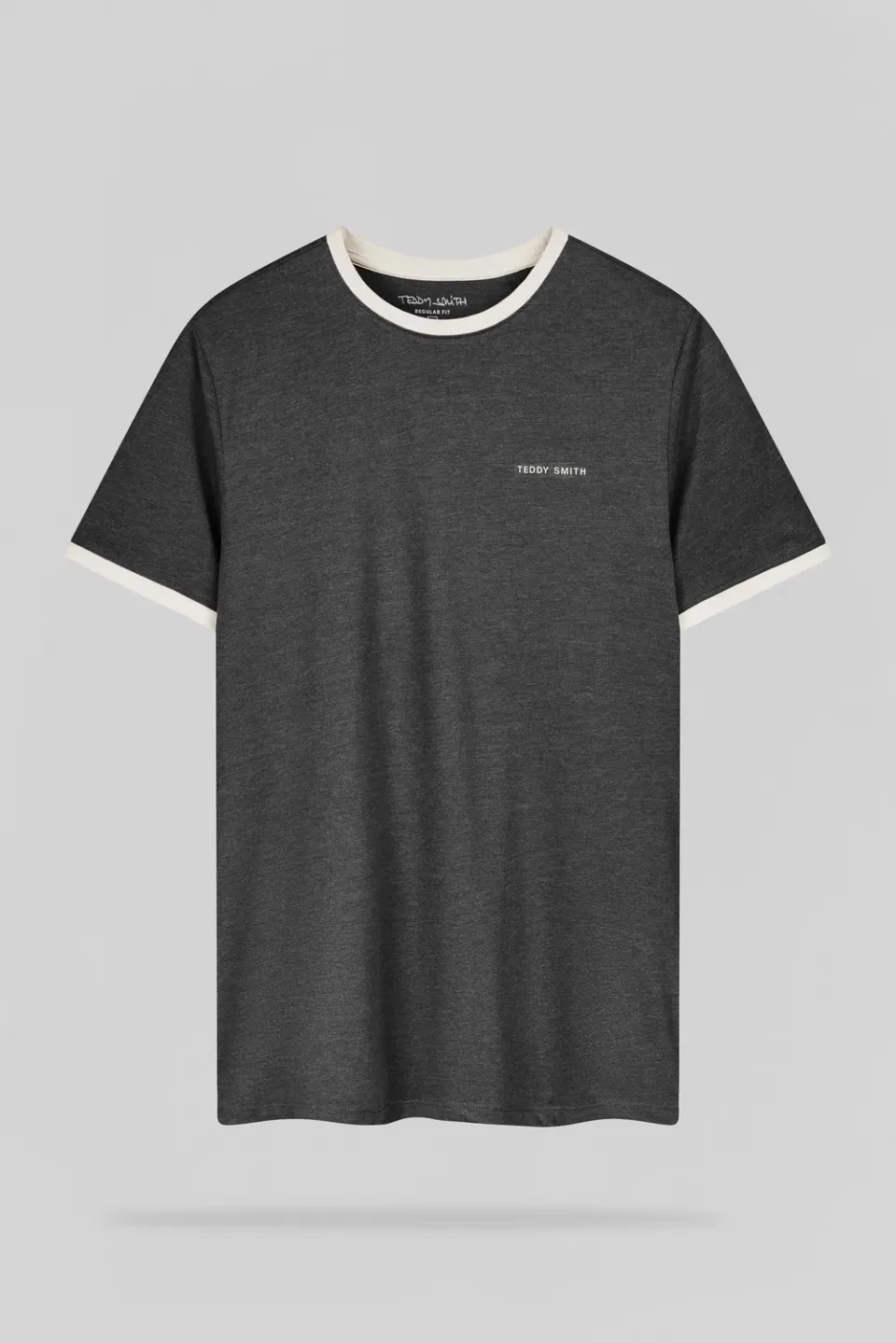 Teddy Smith The-Tee 2 R MC t-shirt uomo antracite cotone