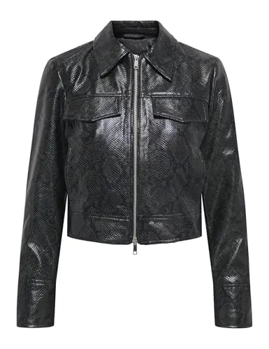 ONLY Onlparis Snake Jacket Otw Giacca XL Pitonata