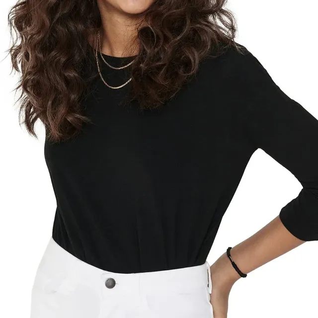 ONLY Onlglamour maglione donna manica 3/4 nero