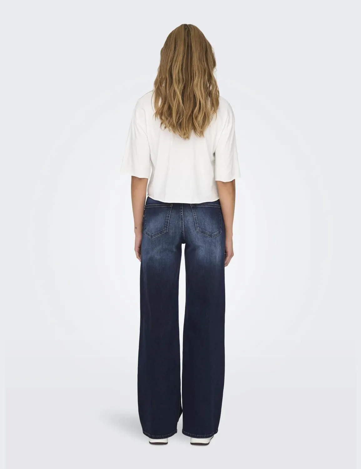 ONLY Onlmadison Blush jeans wide donna blu scuro