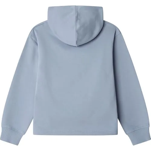 Pepe Jeans Anne felpa bambina con cappuccio spacco laterale