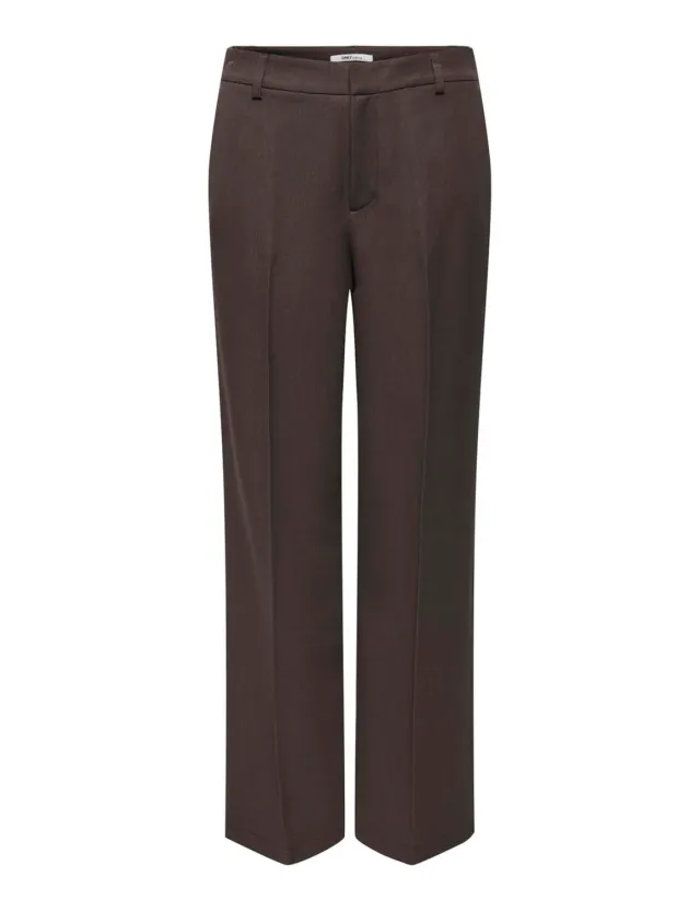 ONLY Onlhattie pantaloni larghi vita alta misto lana