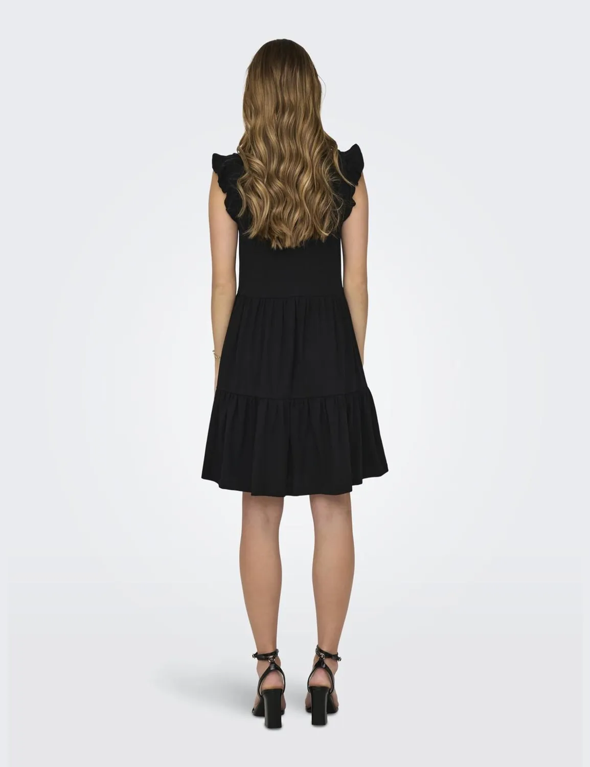 ONLY ONLMAY Vestito Corto Donna Nero Mini