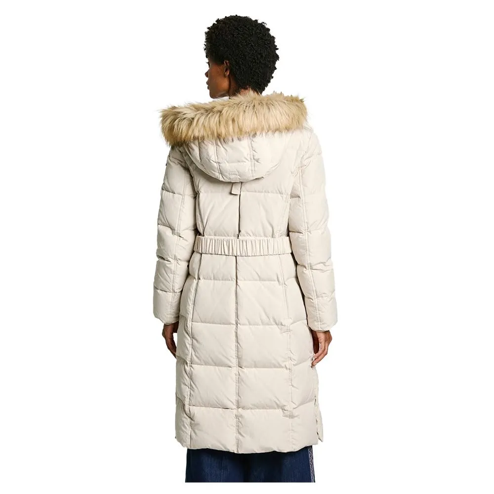 Pepe Jeans Bella Piumino donna lungo cappuccio piuma