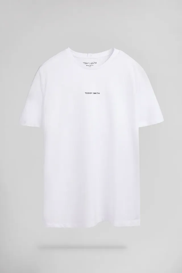 Teddy Smith T-Soy 2 MC t-shirt uomo bianca regular cotone