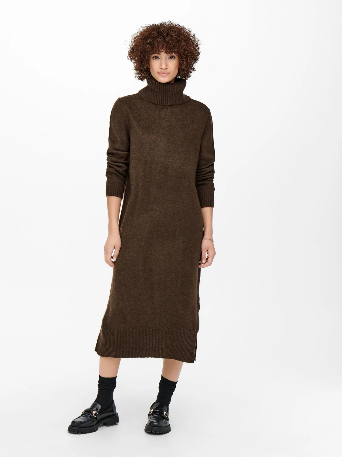 ONLY ONLBRANDIE Abito Midi Donna M Marrone