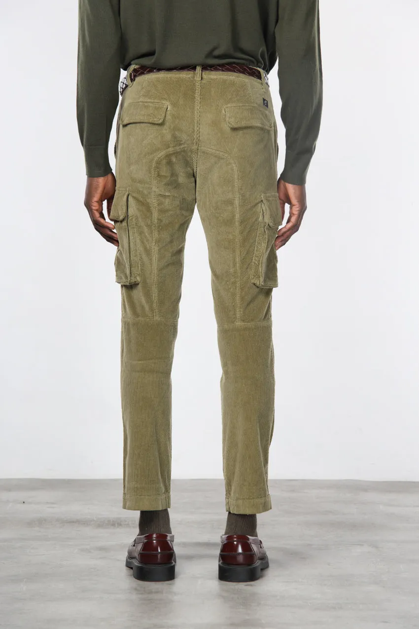 Mason's Chile cargo uomo verde salvia velluto slim