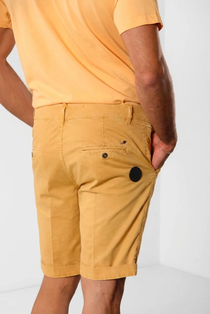 Mason's John Coolkhinos bermuda chino giallo stretch