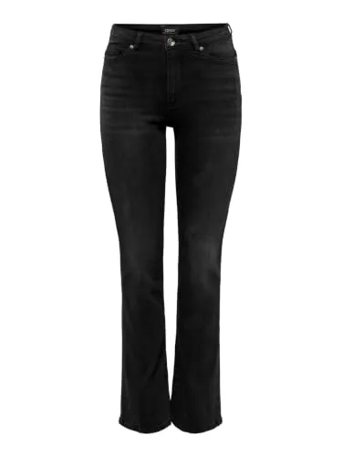 ONLY Onlwauw HW Flared BJ1097 Noos jeans donna M/30L vita alta