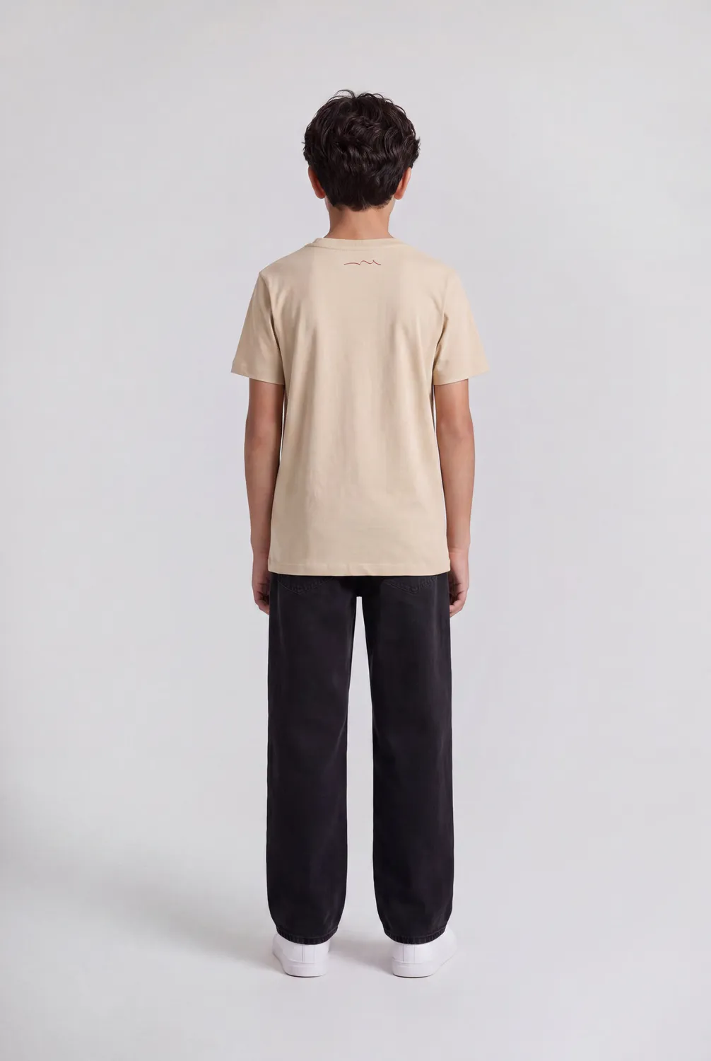 Teddy Smith T-Evan MC JR t-shirt beige ragazzo cotone