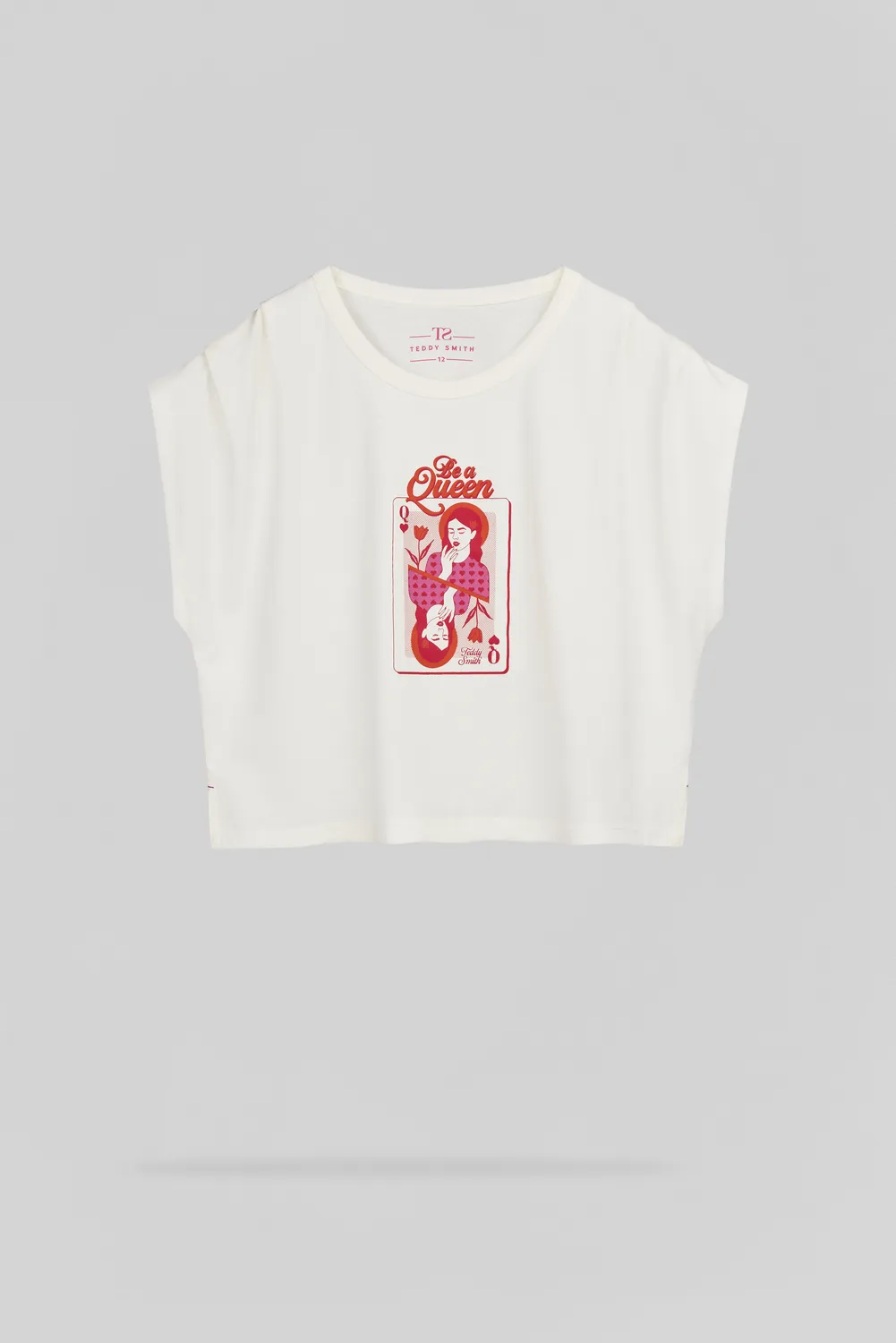 Teddy Smith T-Daisy Canotta Bambina Middle White Cotone