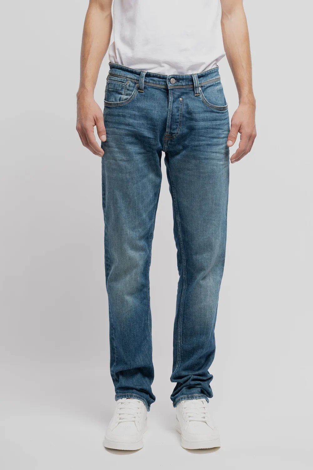 Teddy Smith Reg L32 Jeans Uomo dritti grigio blu