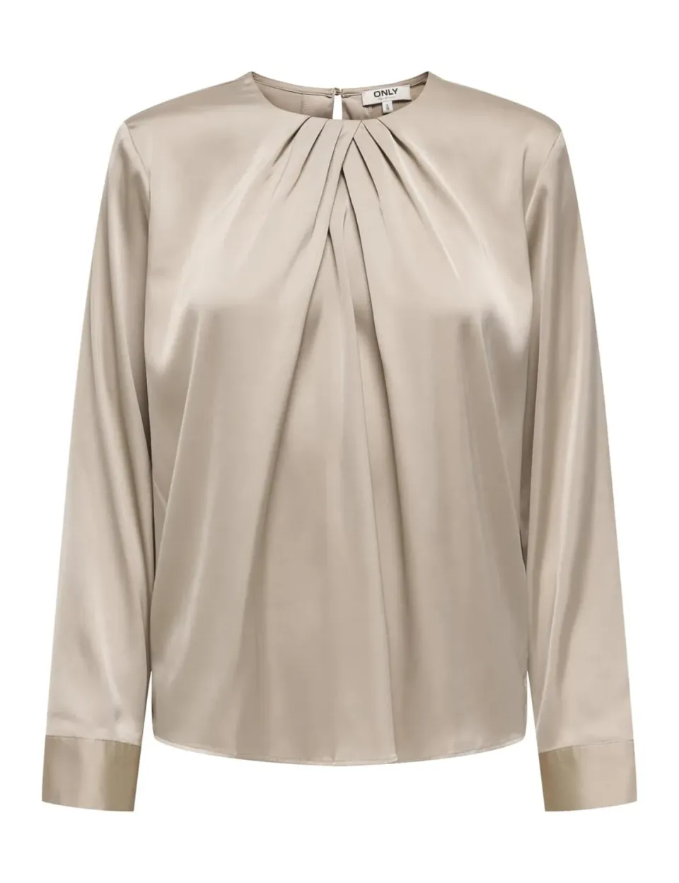 ONLY Onlcamille top satin dettaglio nero