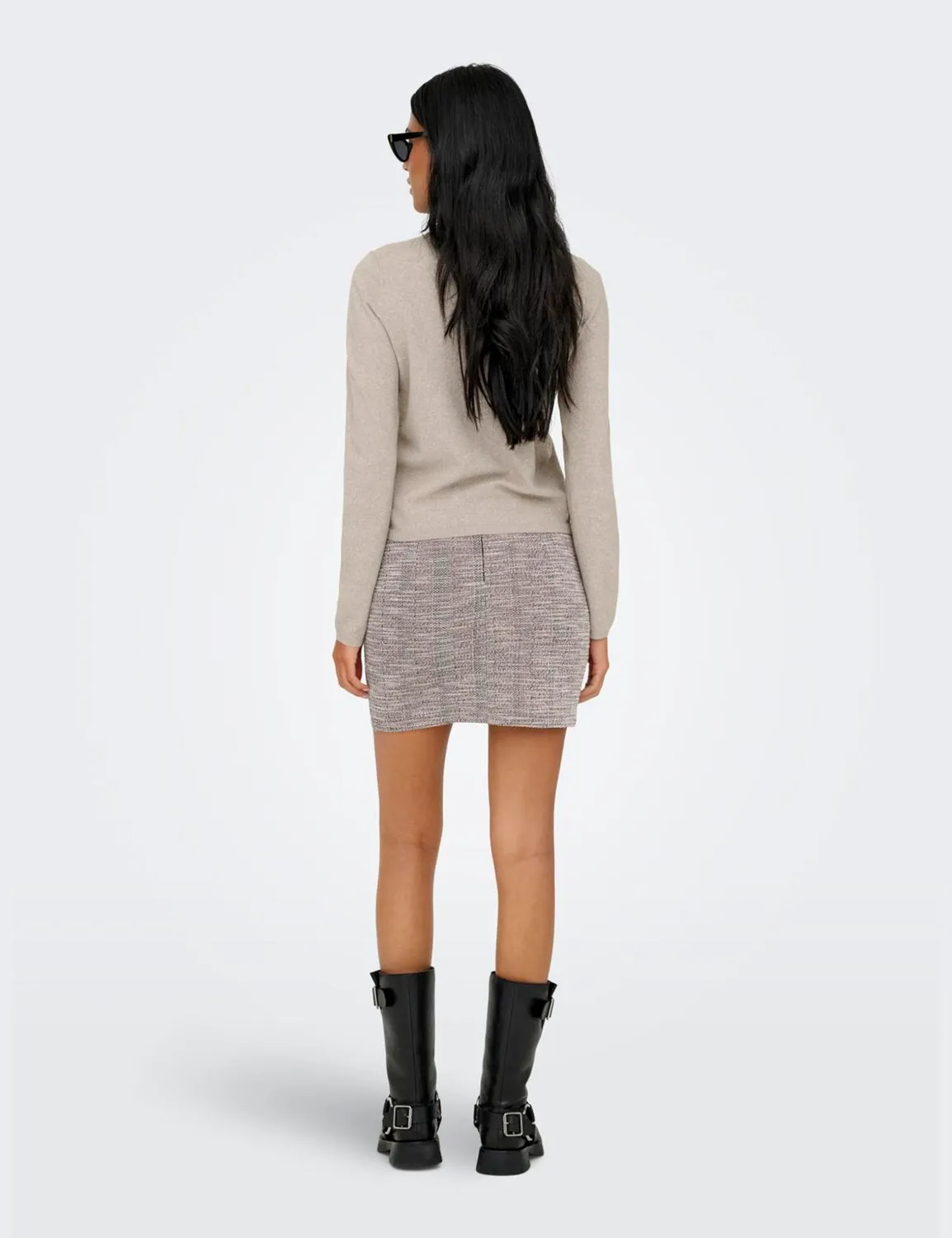 ONLY Onlloyal Cardigan Donna S Beige Bottoni