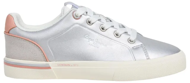 Pepe Jeans Kenton Galactic G sneakers bambina 33 EU metallizzate