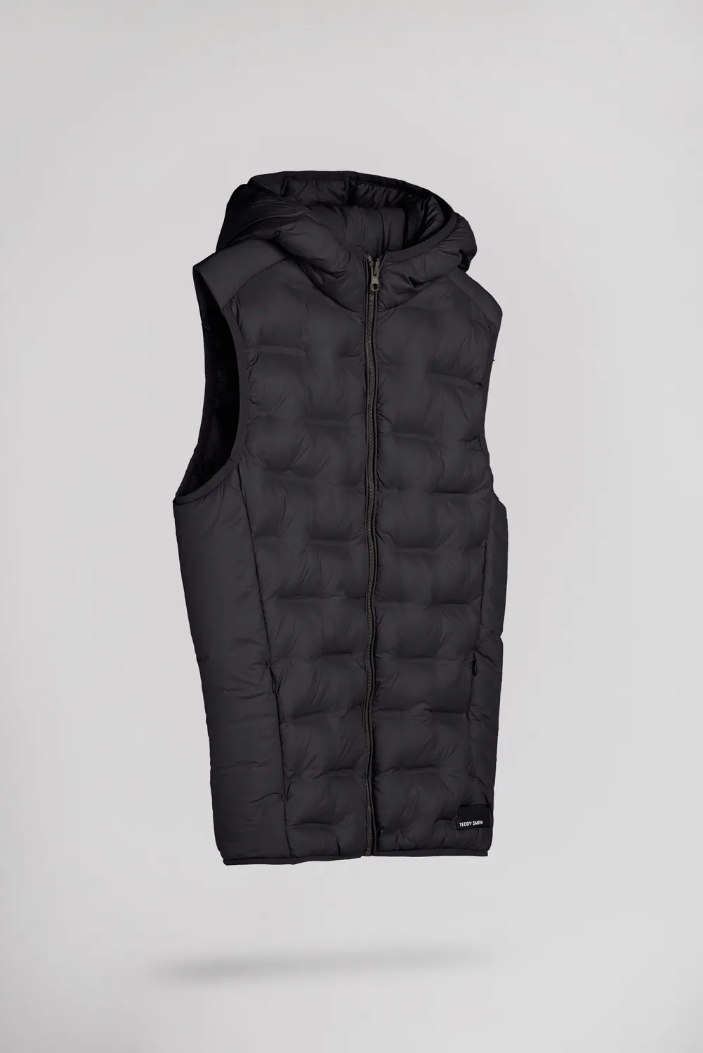 Teddy Smith B-Toran Hood Jr gilet bimbo nero leggero