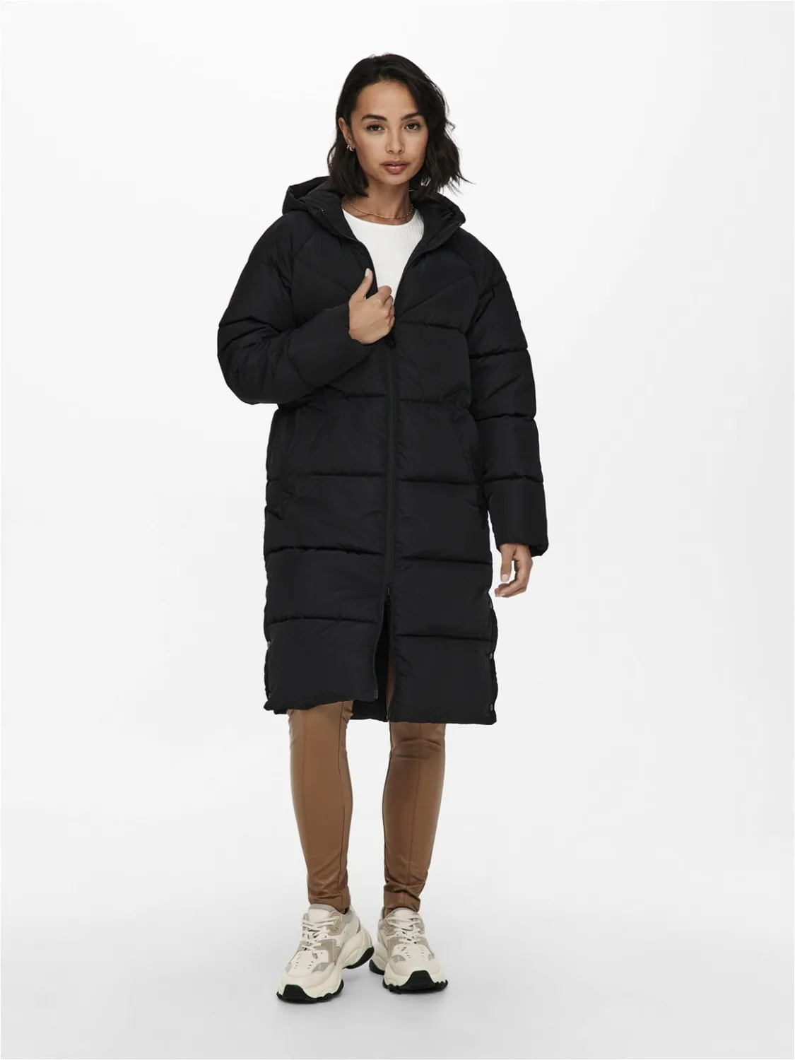 Only Onlamanda piumino nero XS trapuntato