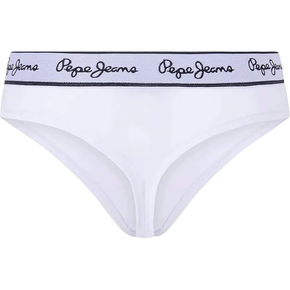 Pepe Jeans Pepe Thong perizoma bikini bianco S
