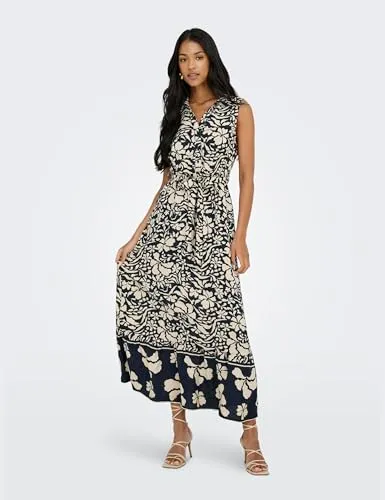 ONLY Onlvibe Abito Maglietta Donna Manica Lunga S